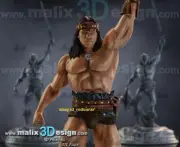 Conan The Conqueror 1/8 1/6 3D Print Figure GK Model Kit Unpained Unassembled GK