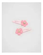 [Seed Heritage] Felt Flower Snaps in Raspberry