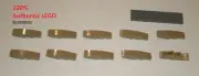 LEGO NEW 1x4 Dark Tan Slope Curved (10x) 6045943 LEGO Brick 61678