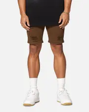 [SAINT MORTA] Saint Morta Dynasty Thrash V2 Denim Shorts Vintage Brown - Size 32 32 Vintage Brown