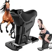 Indoor Electric Horse Riding Machine, 3D Simulation Horse Riding Fitness Machine, One-Touch LCD Display, 20 Speeds,150kg Load Bearing, 3 Smart Modes,Bluetooth Music,Aerobic Fitness Equipment