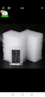 100PcsWhite Bubble Bags Protective Wrap Padded Shipping Mail Envelopes 15,24x16