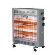Lenoxx Quartz Infrared Radiant Heater 2200W Adjustable Thermostat & 2 Heat Settings