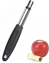 Soft Touch Apple Corer Remover Stainless Steel Core Seed Twist Pear Kitchen Tool Fruit Pear Corer Slicer Peeler with Sharp Serrated Blade Perfect Kitchen Utensil & Gadget for Coring Fruits