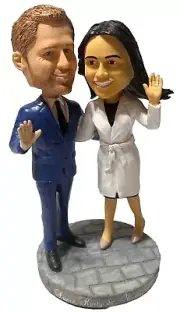 Royal Wedding Bobblehead Prince Harry & Meghan Markle Rare