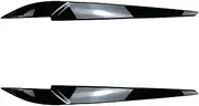 mknvu Front Headlight Cover Eyelid Eyebrow Trim,Fit For X5 X6 F15 F16 2014-2018 Head Light Lamp Headlight Eyebrow Strips