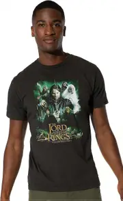 Lord of The Rings Hero Group Shirts for Men, Short Sleeve T Shirt, Officially Licensed Medium