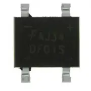FAIRCHILD DF01S 1.5A 100Vprv 4-SMD Single Phase Bridge Rectifier, New QTY-40