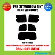Pre Cut Window Tinting Film for Renault Kangoo (boot) 2007+ 35% Light Rear Tint