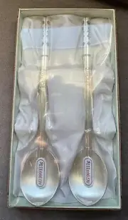 .999 Fine Silver Korean Spoon & Chopsticks Enameled Decoration