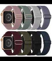 Stretchy Nylon Solo Loop Band "Star Light Color" for Apple Watch 38, 40, 41mm