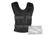 TODO 20kg Steel Plate Weight Vest Weighted Resistance Training Load Bearing Running Gym