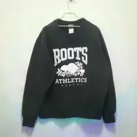 在飛比找蝦皮購物優惠-三件7折🎊 Roots 大學T 衛衣 長T 老T 黑 極稀有