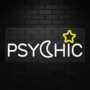 Psychic Sign for Business Displays | LED Flex Neon | 32"W x 13"H x 1"D