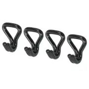 Ratchet Double J Strap Hook Load 3306 Lbs for 1" Strap 4pcs Plastic Coating