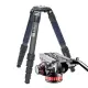 AOKA TKPRO 425C + Manfrotto 502AH 四號五節系統碳纖維 攝錄影 油壓雲台三腳架套組