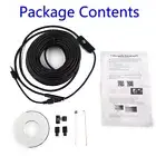15m/50FT 6LED Pipe Inspection Camera Endoscope Video Sewer Drain Cleaner Replac