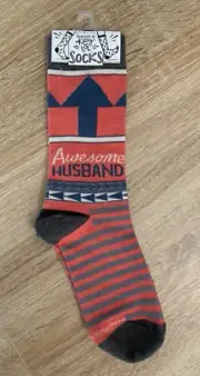 Primitives By Kathy - Awesome Husband Socks - 105945