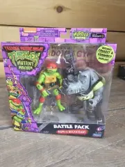 Teenage Mutant Ninja Turtles Mutant Mayhem RAPH VS. ROCKSTEADY Battle Pack TMNT