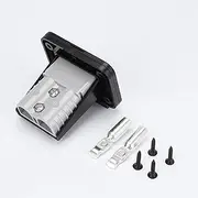 [BBTISG] 120A Flush Mounting Frame with Cover, Caravan Battery Connector for Anderson Plug Flush Mount Bracket Panel Bracket Car Camper Caravan Motorcycle Boat Solar Systems