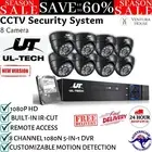 UL-tech CCTV Camera Security System Wireless Home Outdoor Surveillance 1080P 8CH