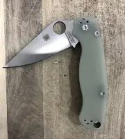Outdoor Folding Knife G10 Handle Spyderco