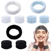 3PCS Headband Wristband Set Elastic Absorbent Sweatband Wrist Head Sweat Band
