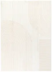 Softy Cream Beige Machine Washable Rug