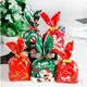 【嚴選&現貨】10入 聖誕節 兔子耳朵袋 綁口袋 包裝袋 討糖袋 派對 禮物袋 糖果袋 餅乾袋 聖誕節包裝 兔耳袋