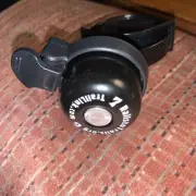 rails to trails YWS BLACK bicycle BELL Zip Tie Type Nice And Loud