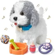 TUMAMA Remote Control Electronic Plush Puppy Dog Toy, Fun Interactive Toys