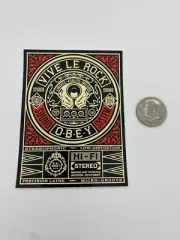 Obey Giant / Shepard Fairey Vive LE Rock Large Sticker Collectible