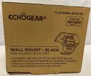 EchoGear Wall Mount for Echo Dot 4th Gen, Black, EGMA-EDM3-B2,NIB!