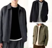 UNIQLO Single-color Short Blouson Jacket Khaki / Navy / Gray XS-4XL Men 2024