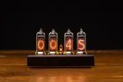 Nixie Tube Clock IN-14 Vintage Retro Table Clock Gift for him