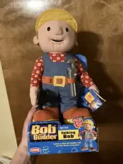 2001 Bob The Builder Talking Bob Plush 12” Can We Fix It? Playskool Hasbro