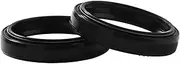 43 * 55 * 9.5/10.5 Front Fork Oil Seal & 43 55 Dust Cover for TT 600 S/E/K/W XT 600 X YZF R6 MT-03 660 TT 660 RE 1989-2011(Color:2pcs Oil Seal)