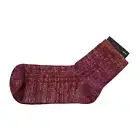 INC International Concepts Ladies Burgundy & Gold Metallic Socks, OSFM