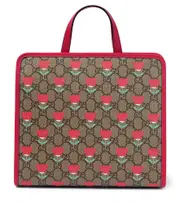 [Gucci Kids] Gucci Kids GG canvas floral tote bag One Size beige