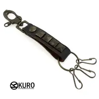 在飛比找蝦皮商城優惠-KURO-SHOP韓國進口 復古鉚釘 鑰匙圈