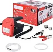 Oil Extractor Pump,Oil Suction Pump For Changing Oil 12V 60W,Oil/Diesel Fluid Pump Extractor Scavenge,With External Fuse