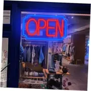 Open Signs for Business, LED Neon Open Sign for Business Storefront Glass