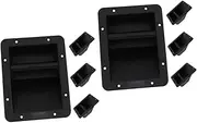 Angoily Sets Speaker Grip Plastic Handle for Amplifier Speaker Subwoofer Barn Door Fence Gate Pcs