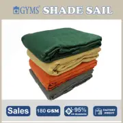 95% UV Block Heavy Duty Sun Shade Sail, Durable Rectangle/Triangle Canopy Cloth