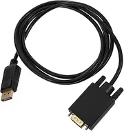 NUOBESTY Displayport to Vga Cable High Performance Adapter for Laptop to Monitor Projector Clear Broad Compatibility with Various Devices Reliable Signal Transmission
