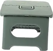 Generic Folding Stool Portable Plastic Fishing Stool with Handle Design for Outdoor Activities Lightweight and Durable for Camping and Garden Use