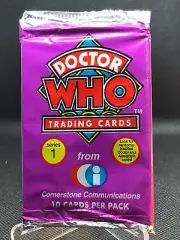 Doctor Who Series 1 Trading Card 1 FACTORY SEALED 10 Card Pack 1994 Cornerstone