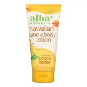 Alba Botanica Lotion Hand Body Cocoa Butter 7oz (Pack of 3)