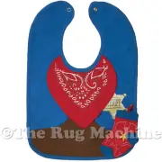 J.I.P BIB & SOCK SET - Blue Cowboy - Howdy Sherriff! Cut & Fun Set **NEW**