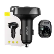 Baseus T Typed S-09A Bluetooth MP3 Car Charger (Standard Edition)- Black